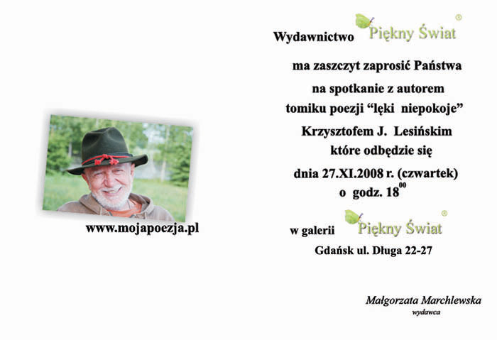 lęki niepokoje – Krzysztof J. Lesiński 2008